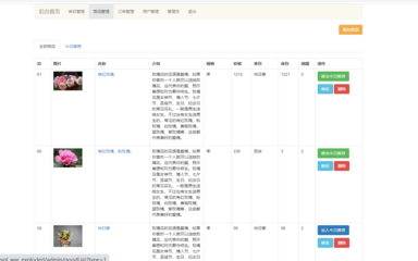鲜花购物商城Java网上花店SSM销售管理系统JavaWeb项目jsp源码
